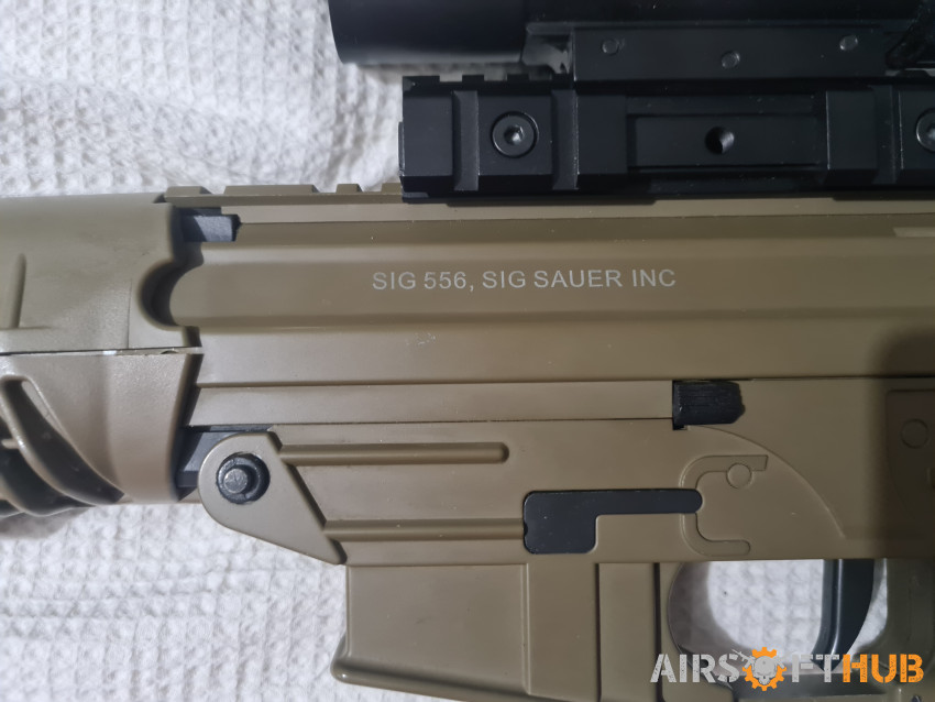SIG SAUER 556 and SMG - Used airsoft equipment