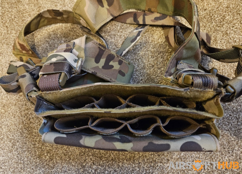 Viper chest rig and inserts - Used airsoft equipment