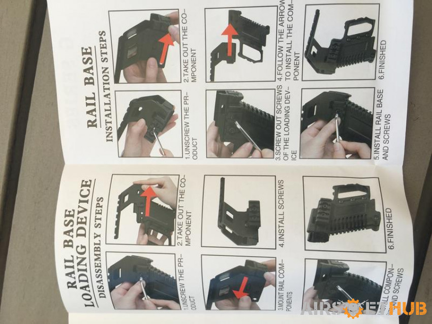 PISTOL CARBINE KIT FOR GLOCK - Used airsoft equipment
