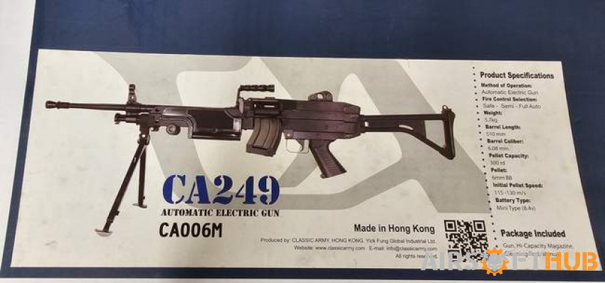 M249 lmg - Used airsoft equipment