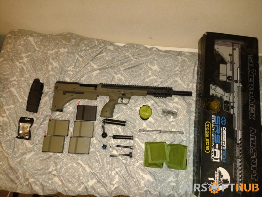SILVERBACK SRS A1 Upgraded - Used airsoft equipment