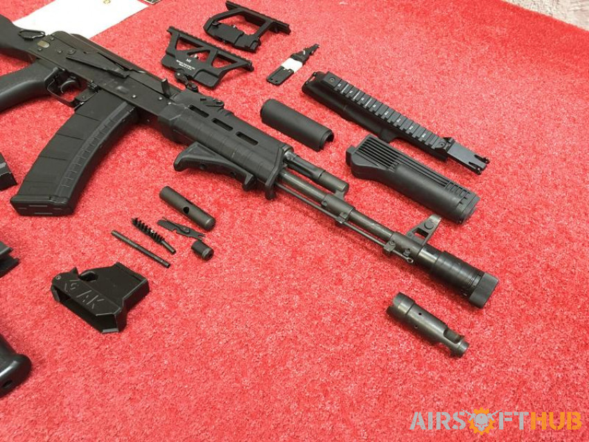 E&L AK74MN Upgraded bundle - Used airsoft equipment