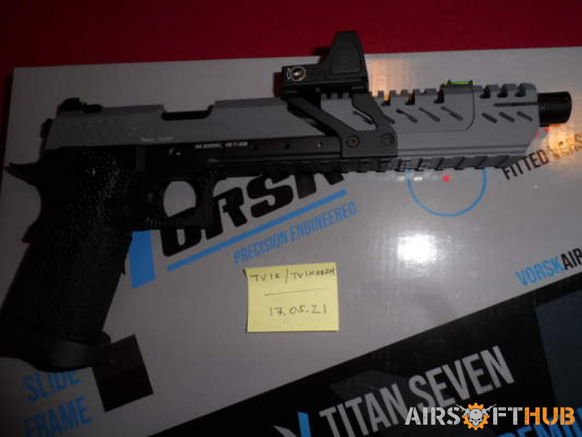 Vorsk Titan 7 GBB (Grey) BNIB - Used airsoft equipment