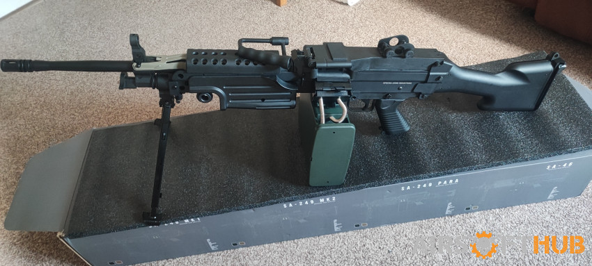 SA 249 - Used airsoft equipment