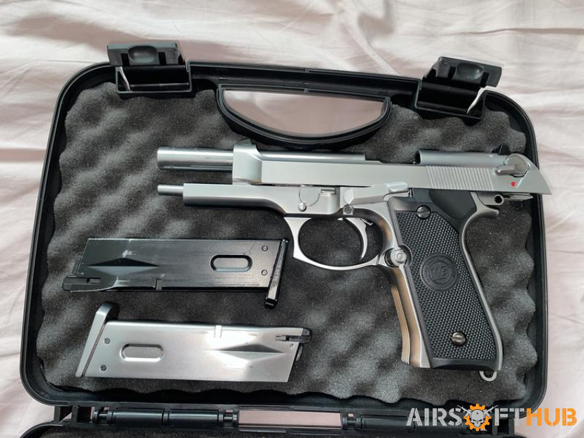WE beretta silver - Used airsoft equipment