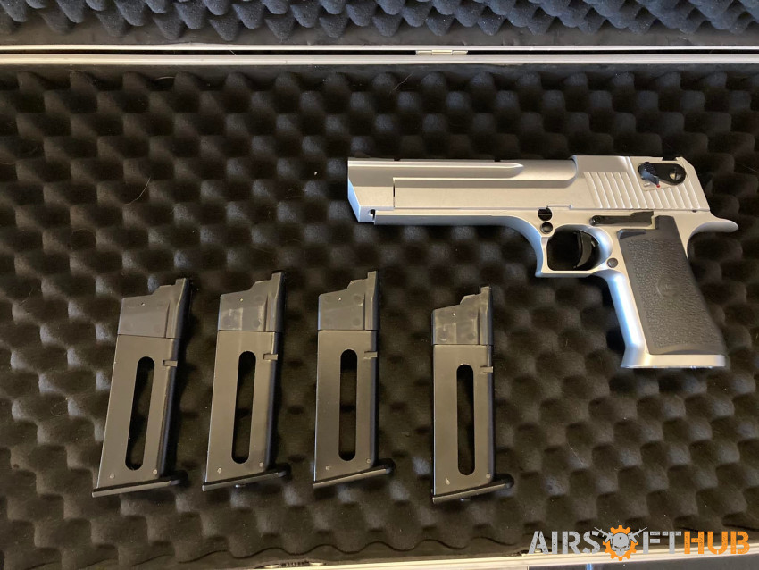 Desert Eagle 50.AE Stainless - Used airsoft equipment