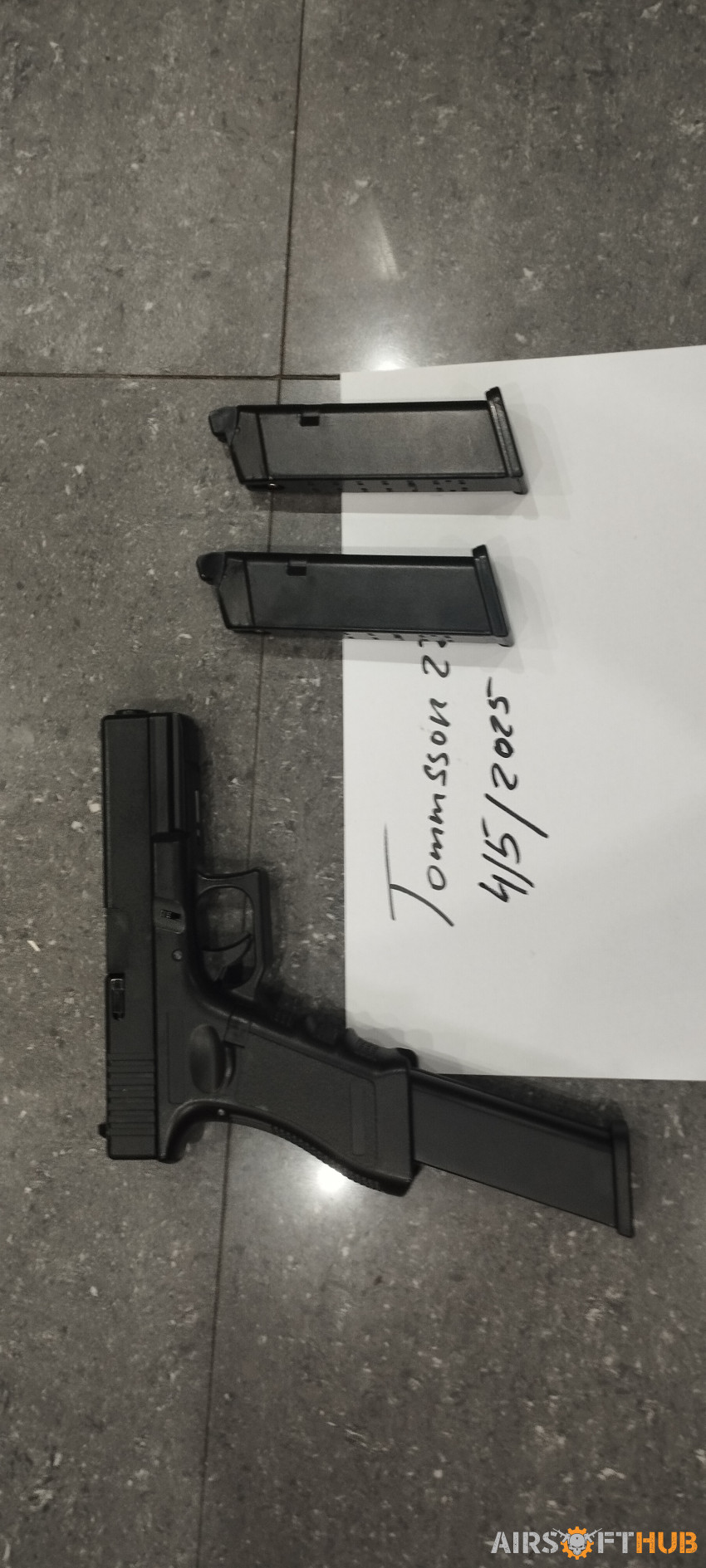 HT Glock 18C with a metal slid - Used airsoft equipment