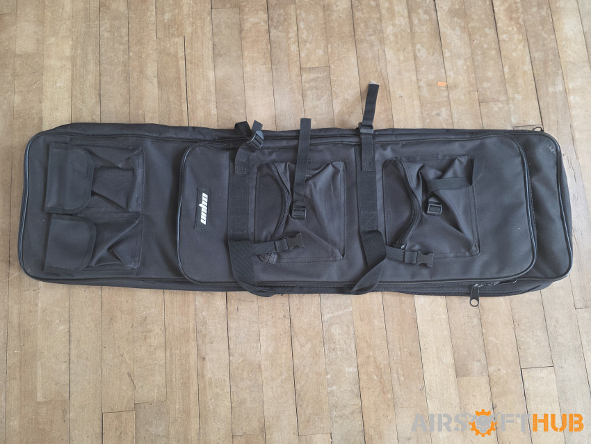 Unho Double Rifle Bag Black - Used airsoft equipment