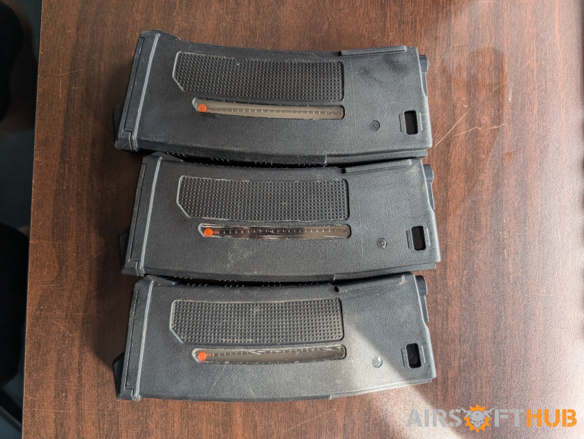 3x PTS EPM-1 M4 Magazines - Used airsoft equipment