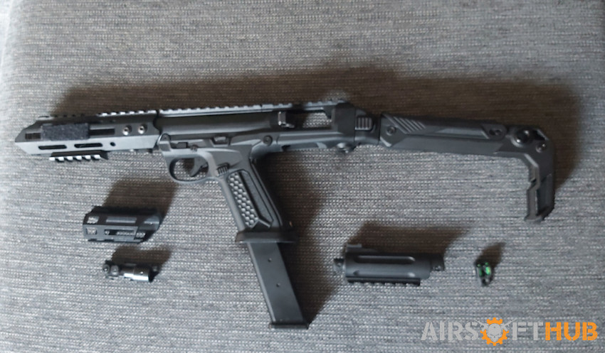 Upgraded aap 01 carbine - Used airsoft equipment