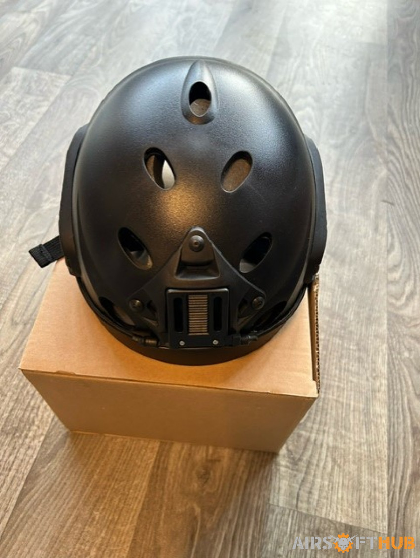 Tactical Black Helmet - Used airsoft equipment