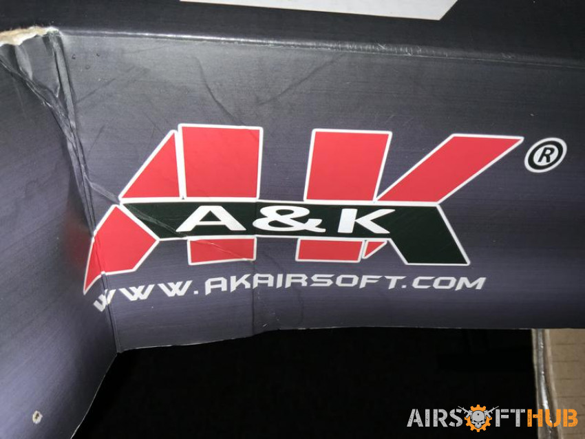 A&K M4 DIAMOND HEAD DMR - TAN - Used airsoft equipment