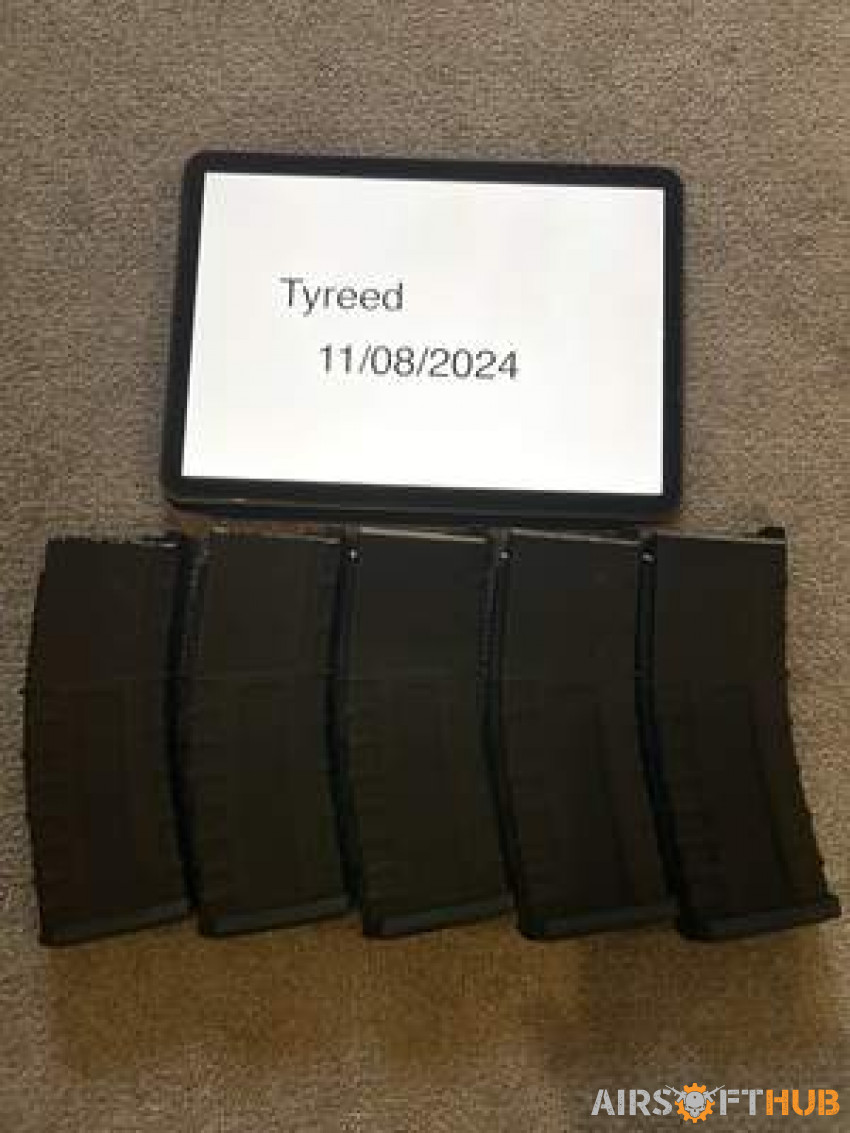 GHK G5 Mags - Used airsoft equipment