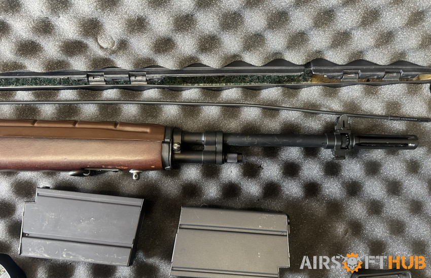 G&G GR14 M14 real wood AEG - Used airsoft equipment