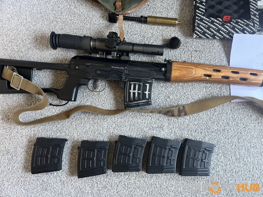 King arms SVD HPA MANCRAFT - Used airsoft equipment