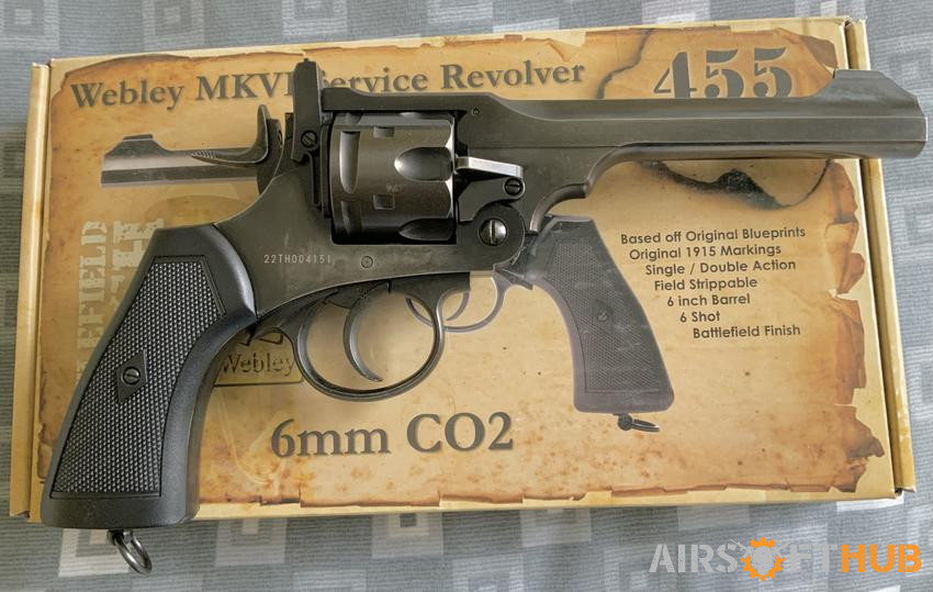 Webley Service Revolver - Used airsoft equipment