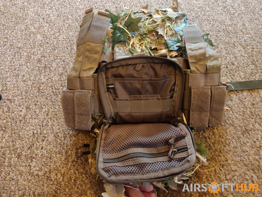 Cordura Chest rig and backpack - Used airsoft equipment