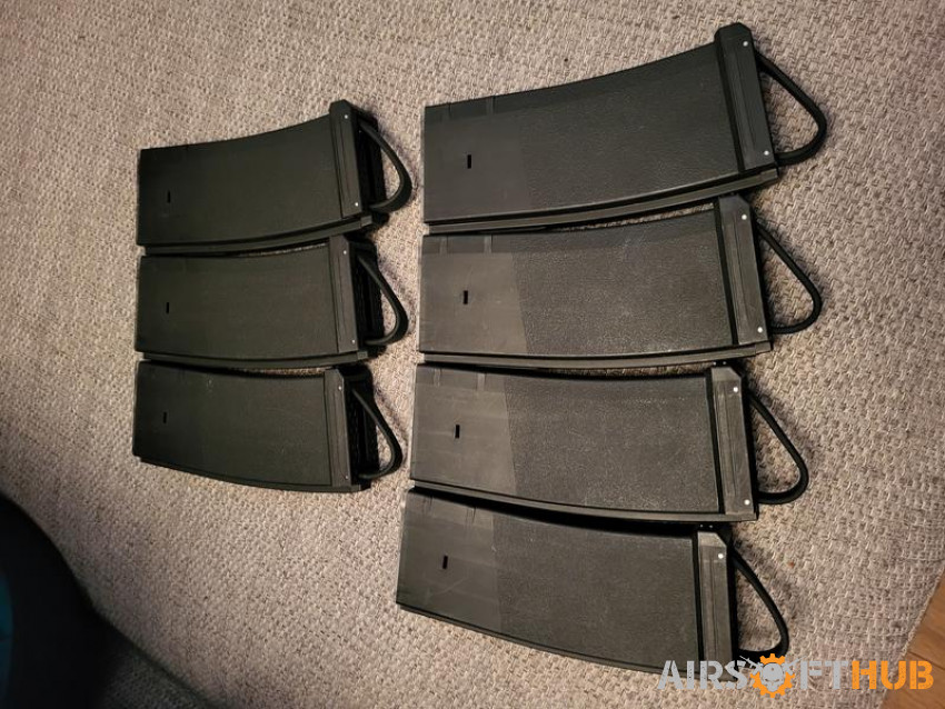 M4 mid cap mags and mp5 stock - Used airsoft equipment