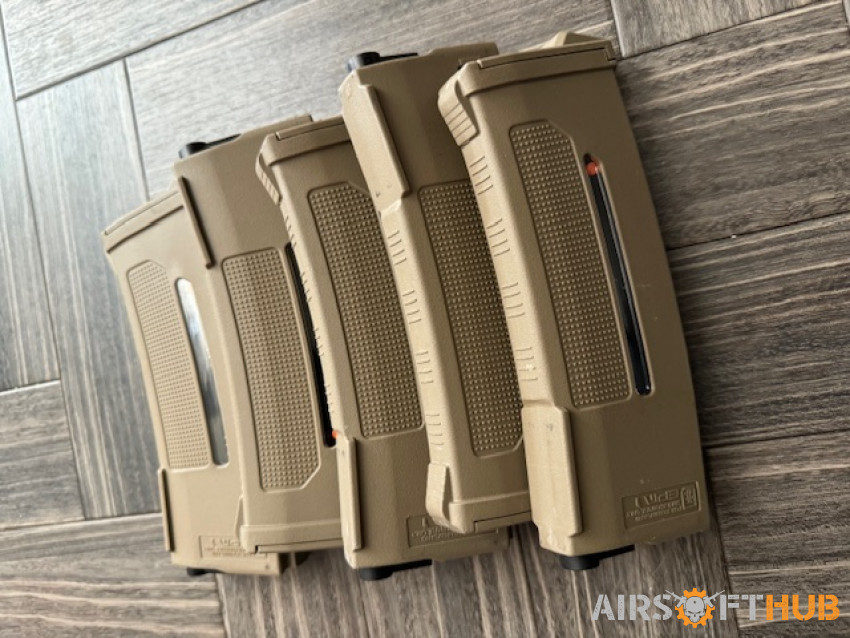 PTS EPM1 Mags x 5 Tan - Used airsoft equipment