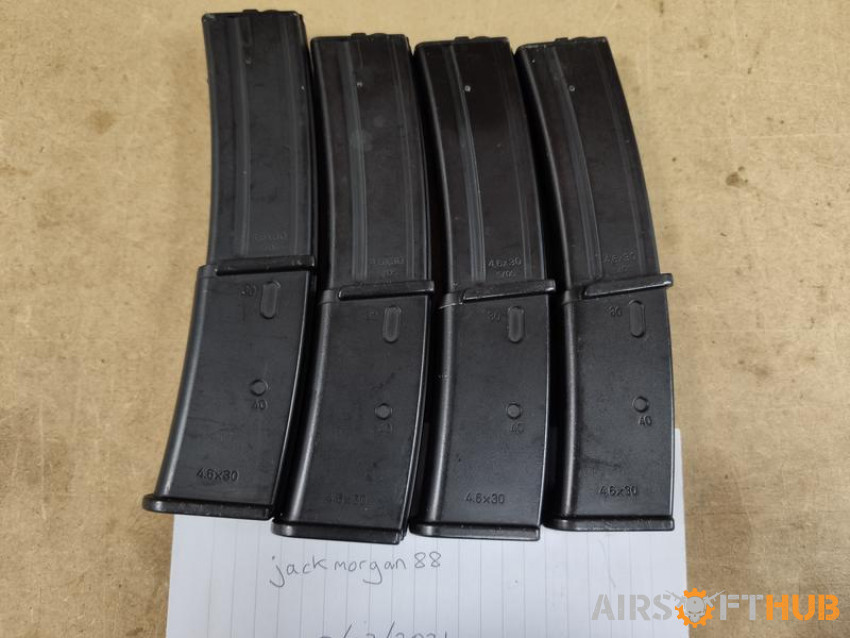 Tokyo Marui MP7 AEP mags x4 - Used airsoft equipment