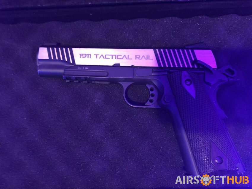 Chrome 1911 blowback - Used airsoft equipment
