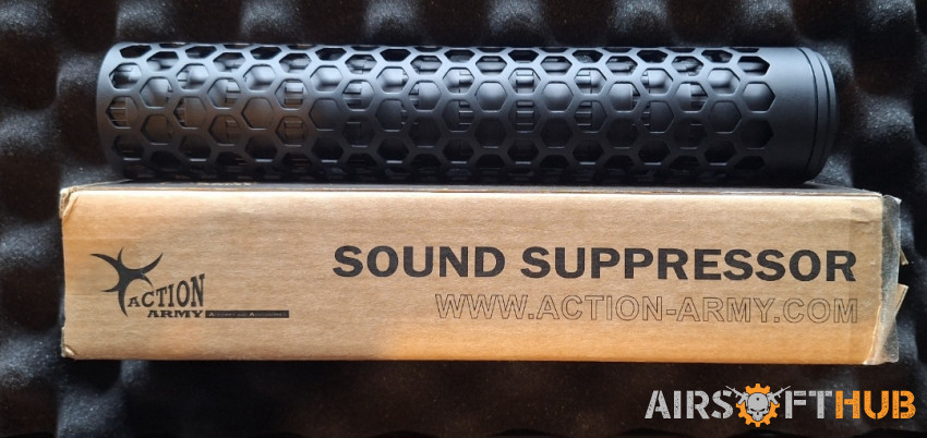 Action Army Hive suppressor - Used airsoft equipment