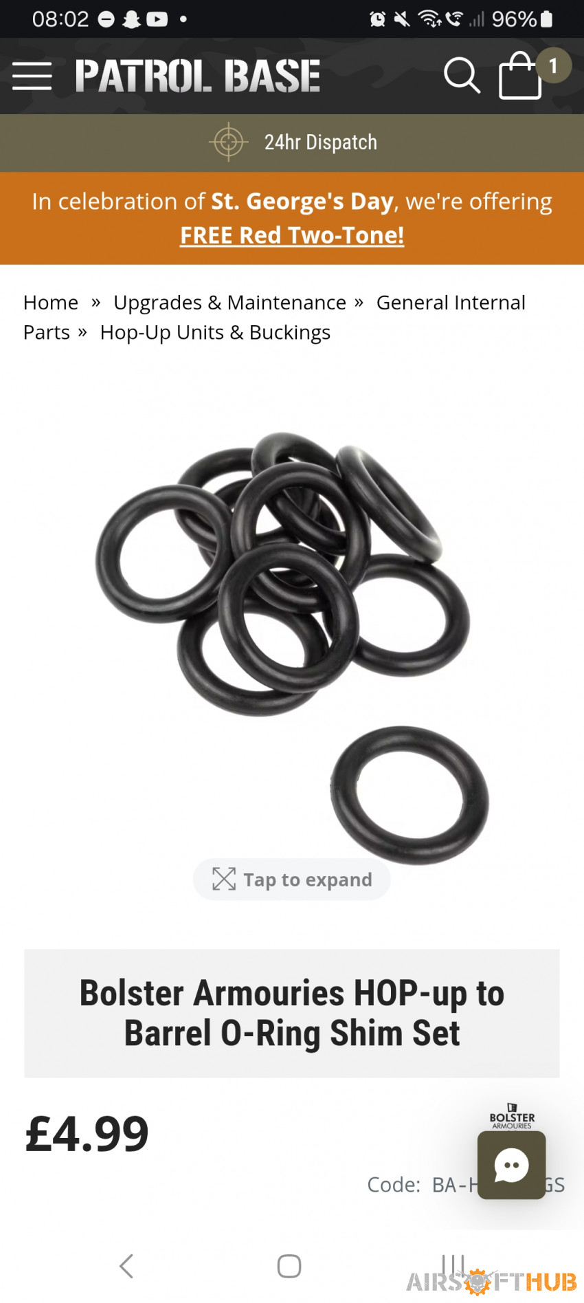 Hop up set up aeg - Used airsoft equipment