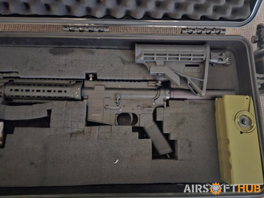Tippman m4 blowback hpa bundle - Used airsoft equipment