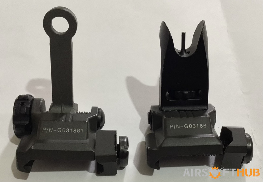 Genuine G&G iron sights - Used airsoft equipment