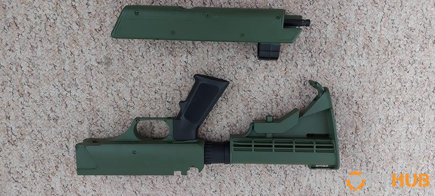 Mb 06 stock & lower reciever - Used airsoft equipment