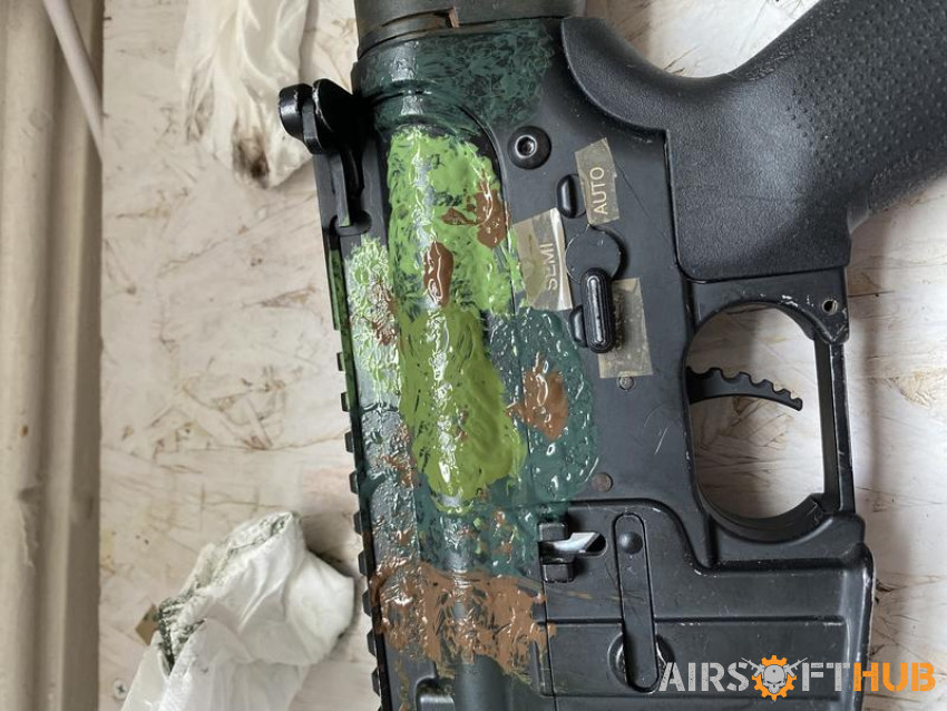 Ghillie Crafting&RIF painting! - Used airsoft equipment