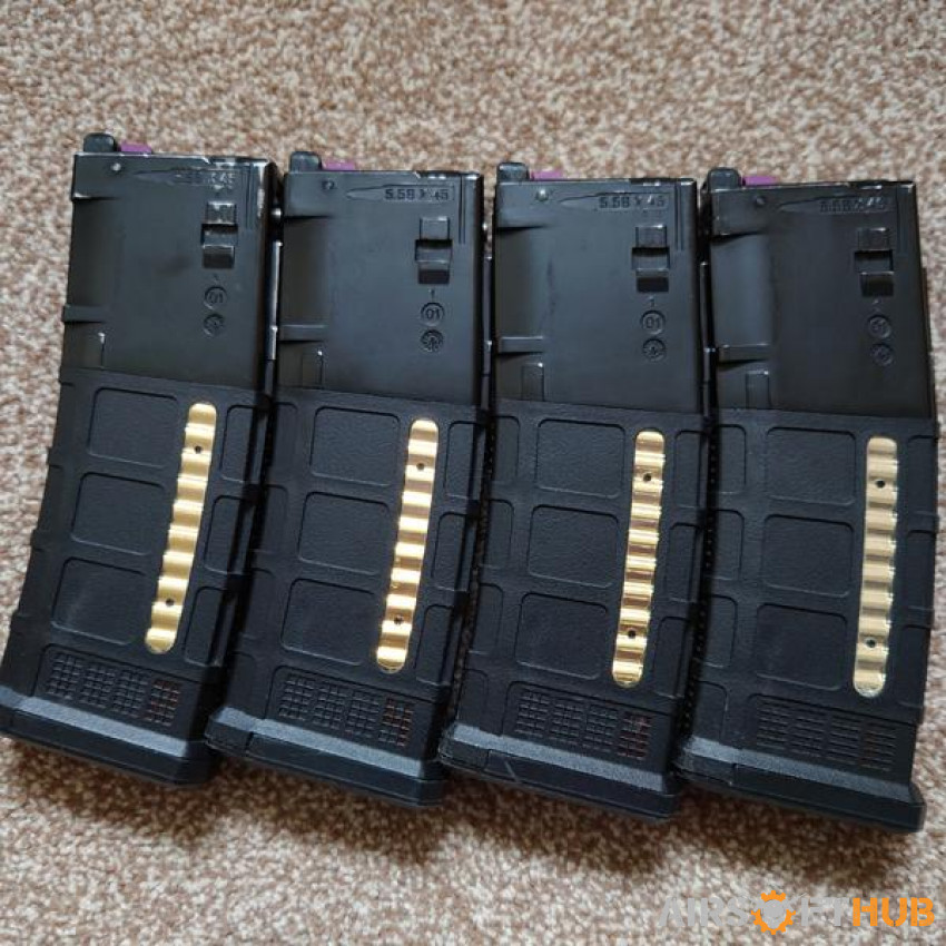 T8 MWS GBB magazinex4 - Used airsoft equipment