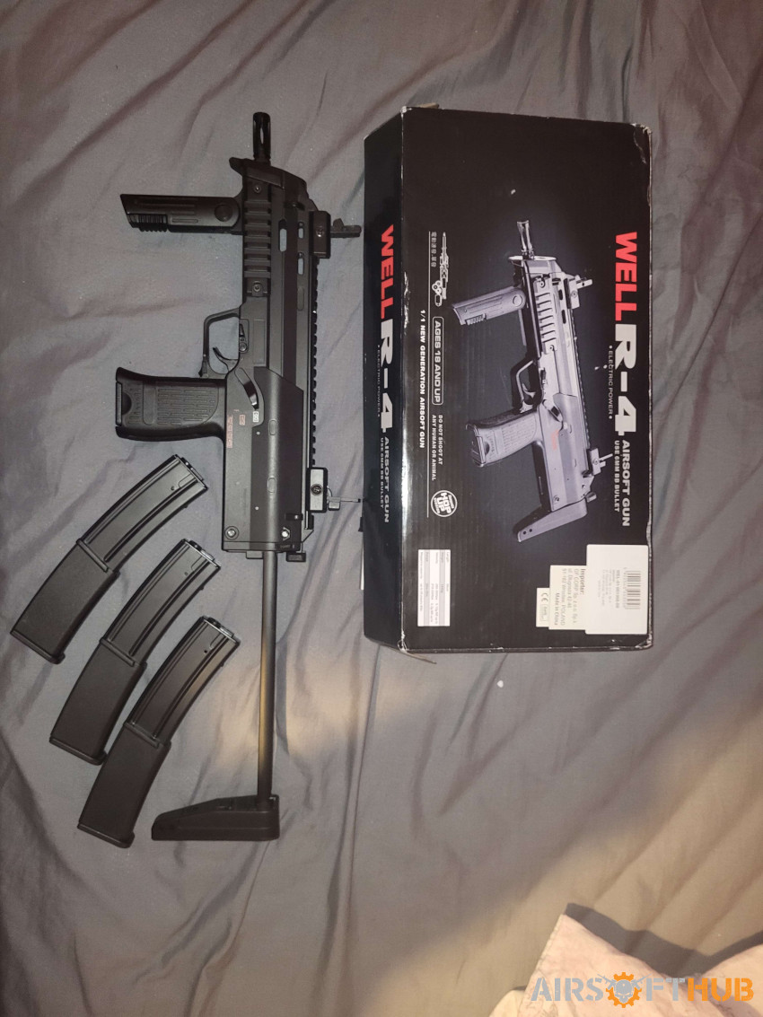 Well R4 MP7 + 3 Mags - Used airsoft equipment