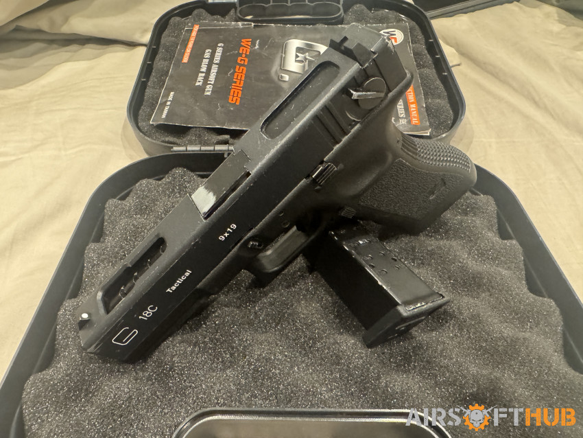 Glock 18C - WE EU18 - Used airsoft equipment