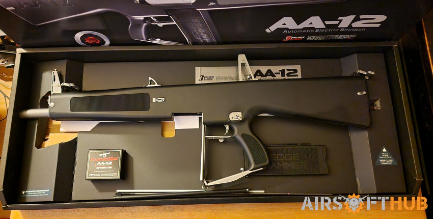 TM AA12 with tracer unit - Used airsoft equipment