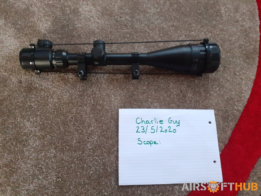 24x magnification scope - Used airsoft equipment