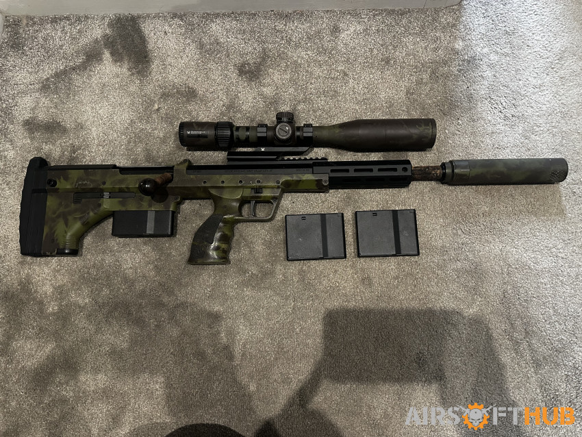 Highly Upgraded SRS - Used airsoft equipment