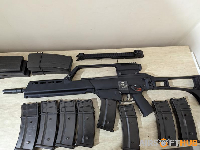 WE G36k GBB with 8 mags + NPAS - Used airsoft equipment