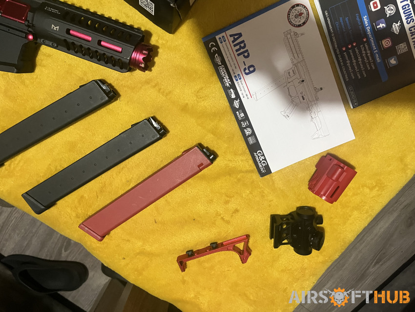 G&G arp 9 fire with extras - Used airsoft equipment