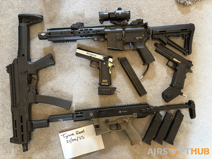 Multiple Rifles for sale - Used airsoft equipment