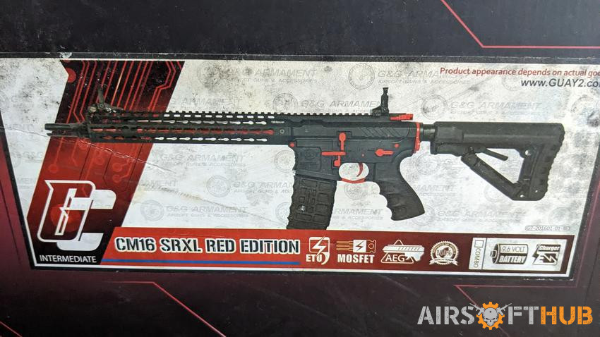 G&G CM16 SRXL Red Edition - Used airsoft equipment