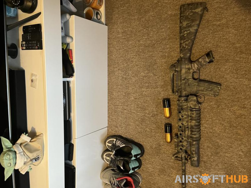 M16 scarface, Rambo, Predator - Used airsoft equipment