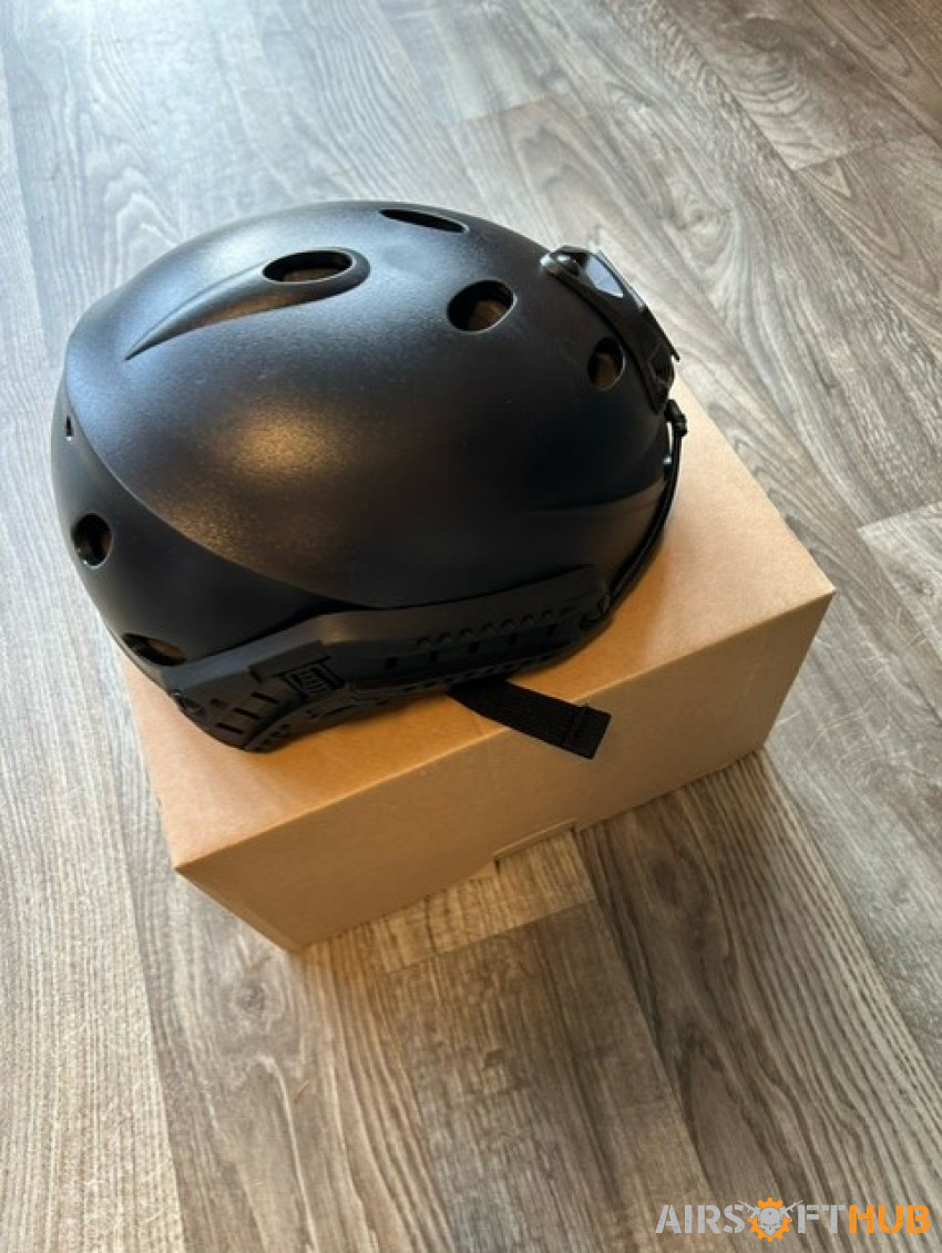 Tactical Black Helmet - Used airsoft equipment