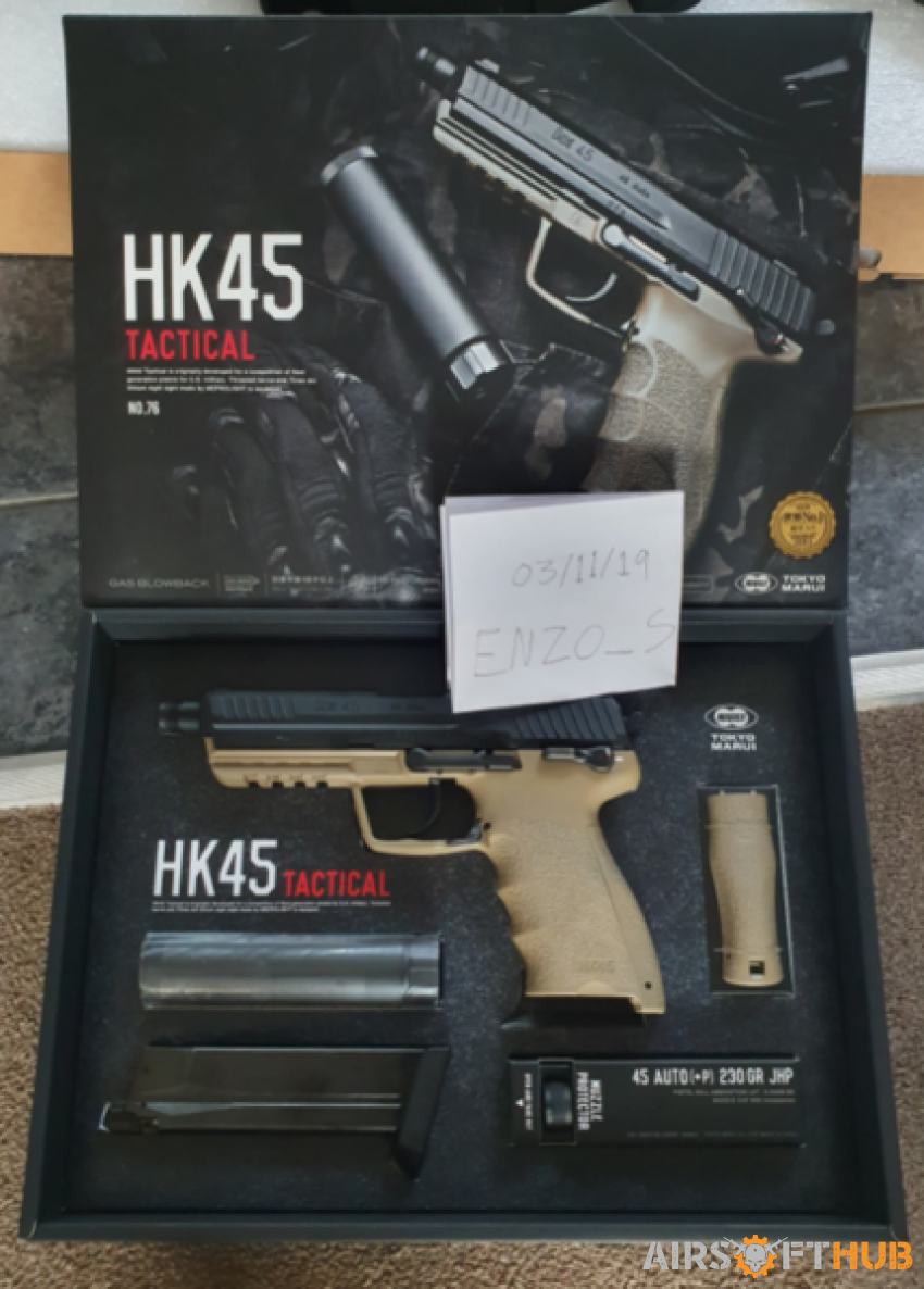 TM HK45 TACTICAL - Used airsoft equipment