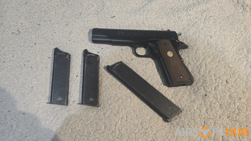 Tokyo Marui 1911 with 3 mags - Used airsoft equipment