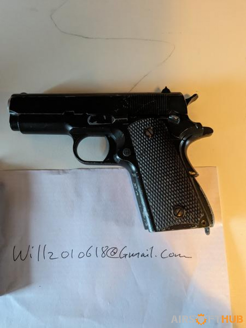 Full Metal Gas M1911 Pistol - Used airsoft equipment