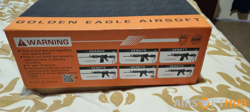 Golden Eagle 6673 MCR LMG AEG - Used airsoft equipment
