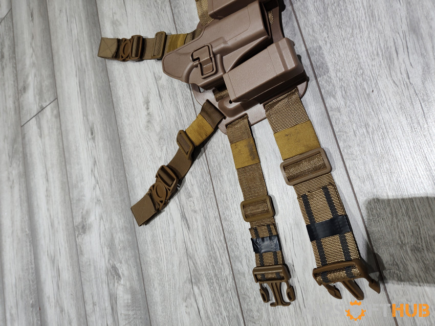 Drop Leg Holster G series Tan - Used airsoft equipment