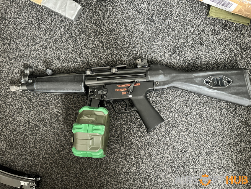 WE Apache MP5 w/ drum mag - Used airsoft equipment