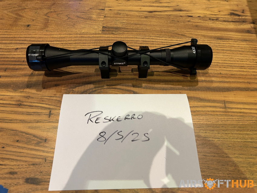 Strike 4x32 fixed optic - Used airsoft equipment